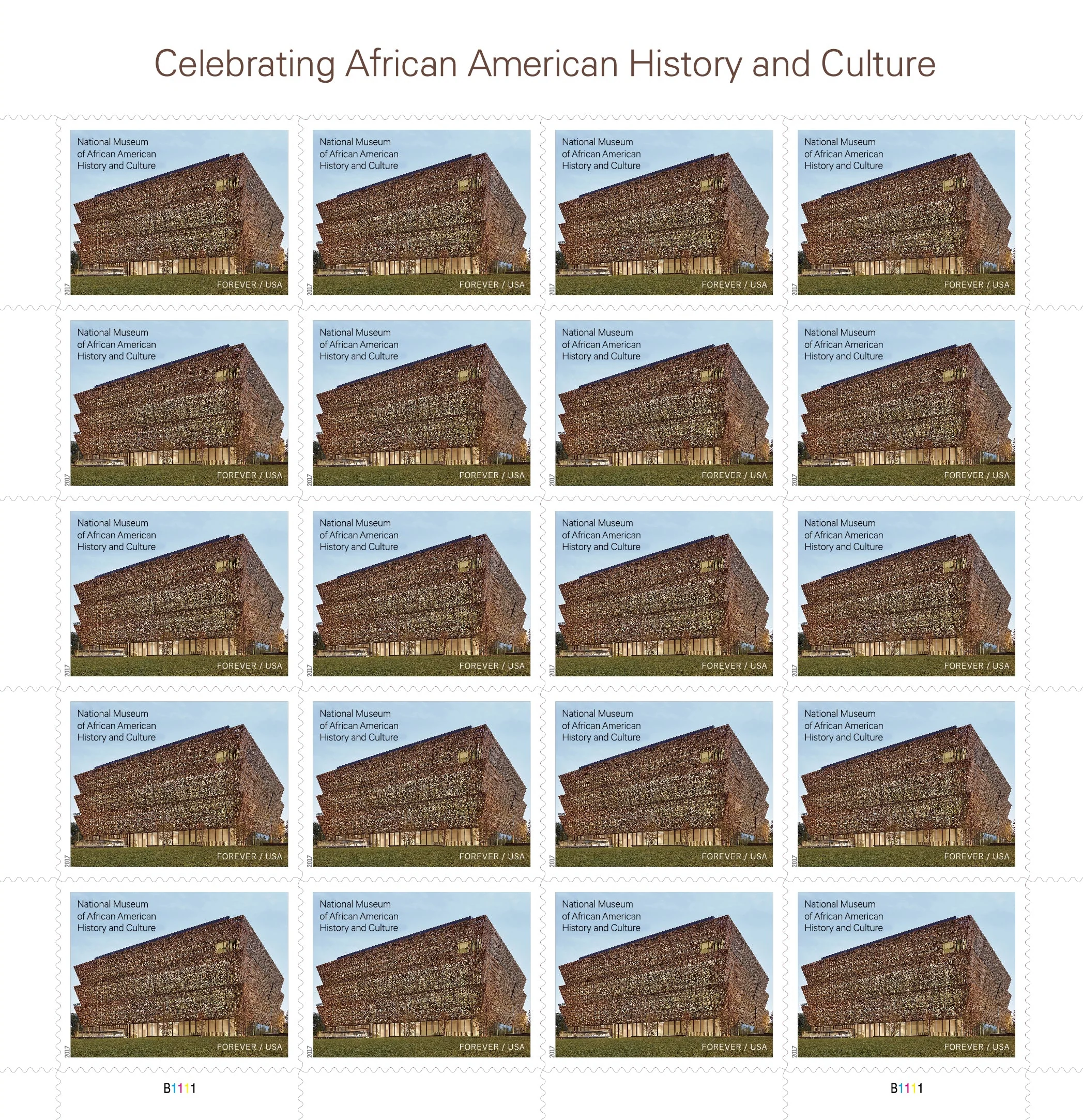 Celebrating African American History and Culture Forever Stamps