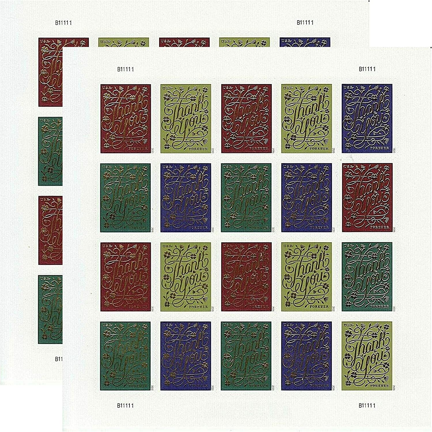 Thank You Forever First Class Postage Stamps - Image 2