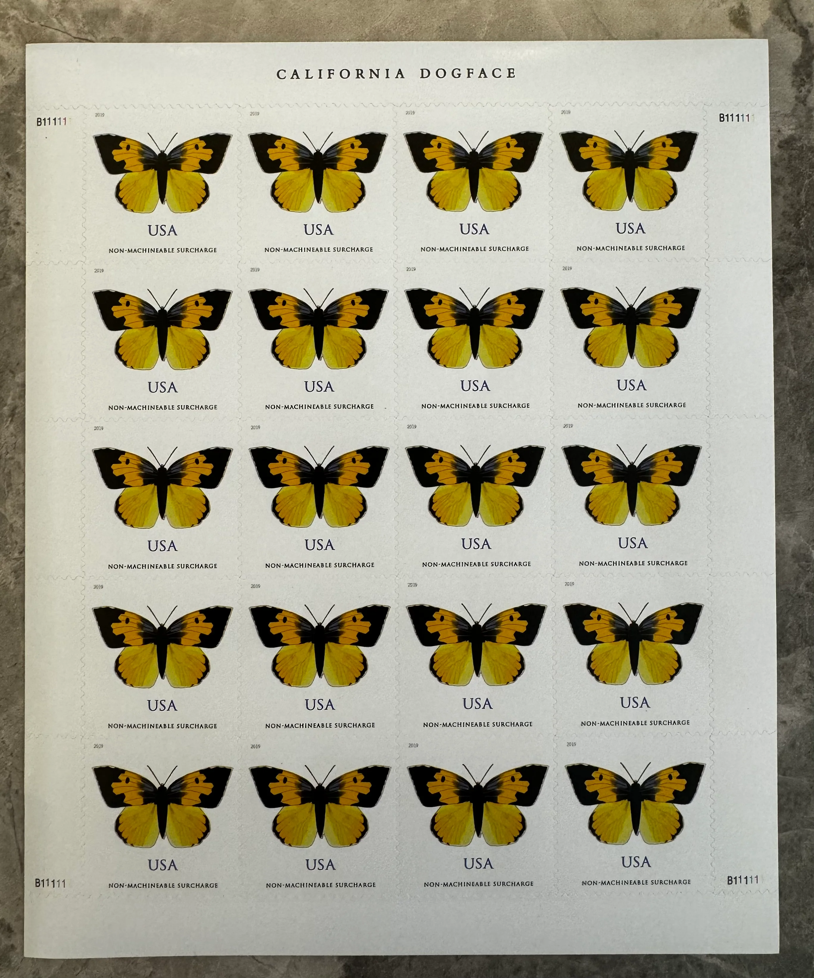 California Dogface Butterfly Forever First Class Postage Stamps - Image 2