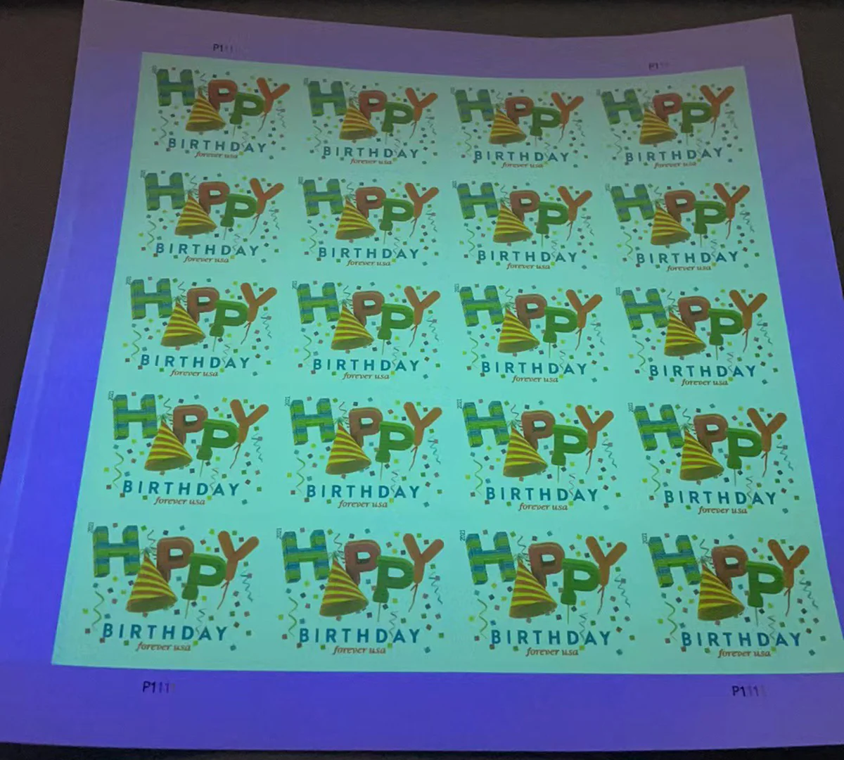 Happy Birthday Forever First Class Postage Stamps - Image 3
