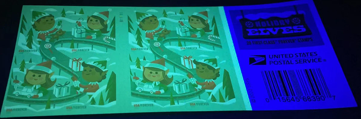 Holiday Elves Forever Postage Stamps - Image 3